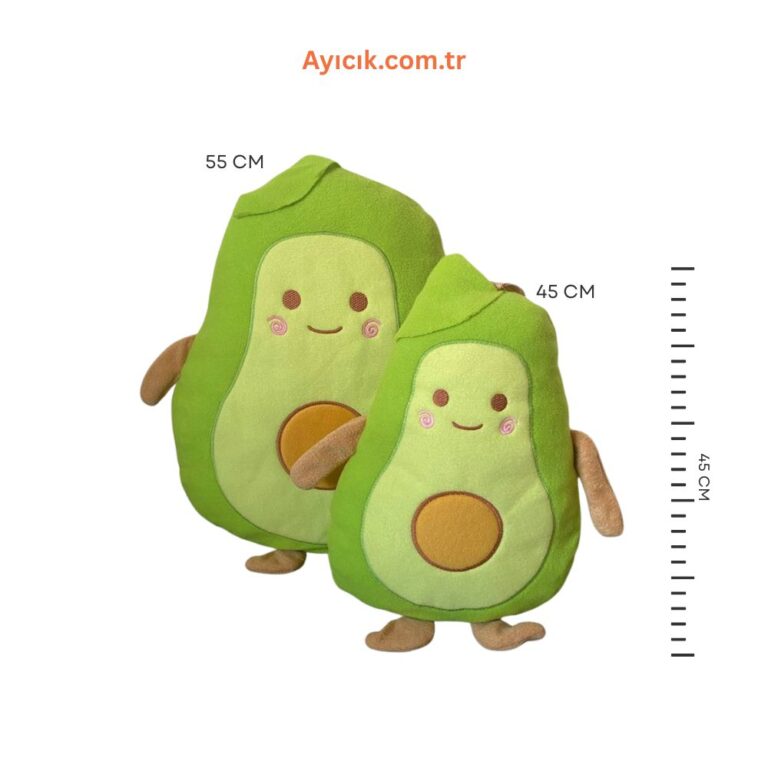 Avokado Peluş Yastık 45cm