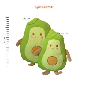 Avokado Peluş Yastık 55cm