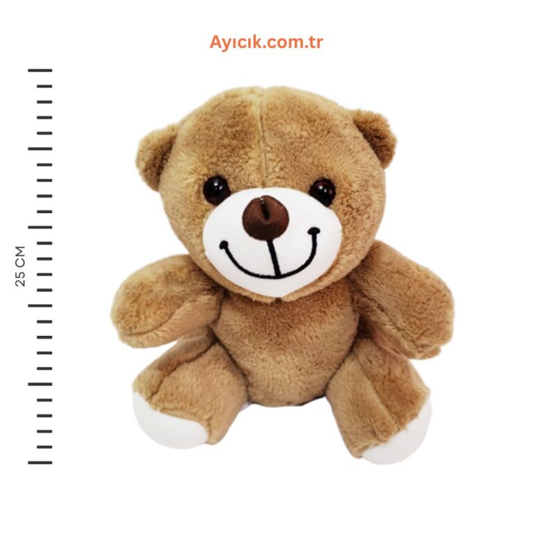 Kahverengi Peluş Ayıcık 25cm