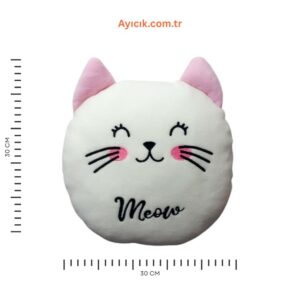 Kedi Peluş Yastık 30cm