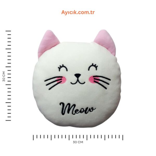 Kedi Peluş Yastık 30cm
