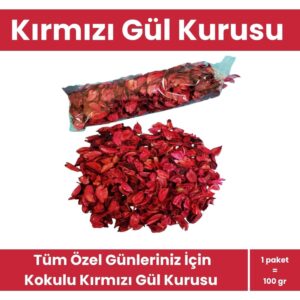Kırmızı Kokulu Gül Kurusu