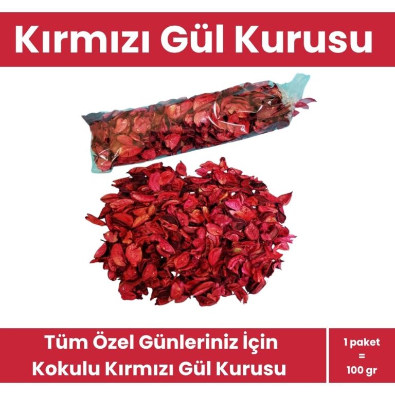 Kırmızı Kokulu Gül Kurusu