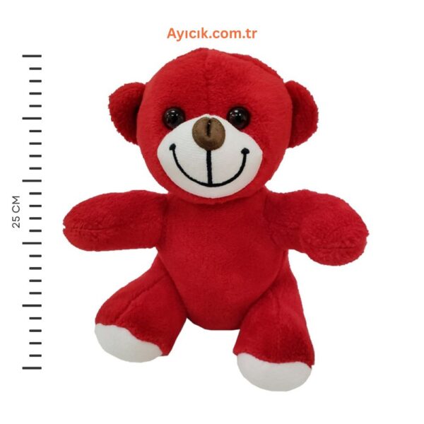 Kırmızı Peluş Ayıcık 25cm
