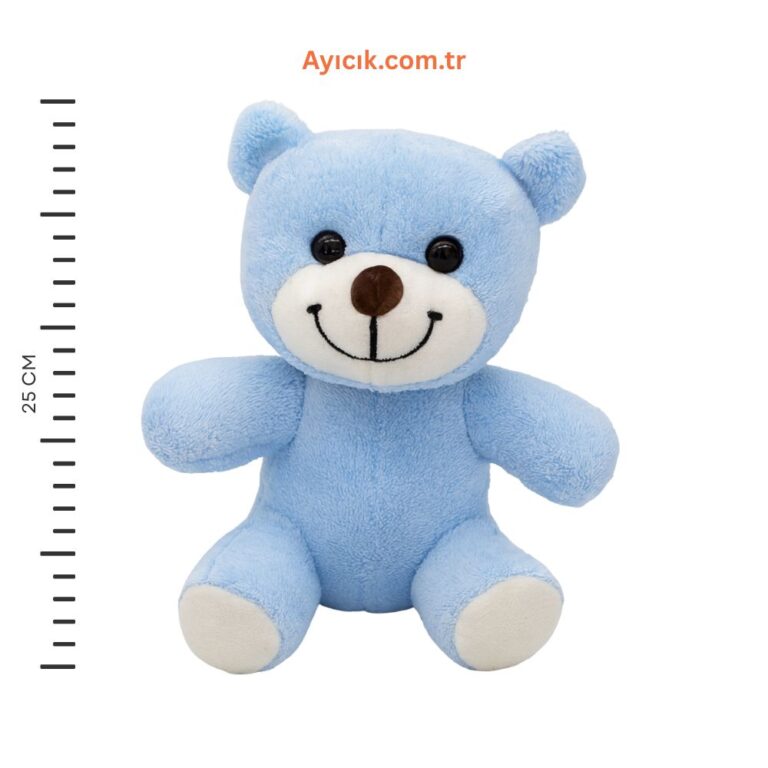 Mavi Peluş Ayıcık 25cm