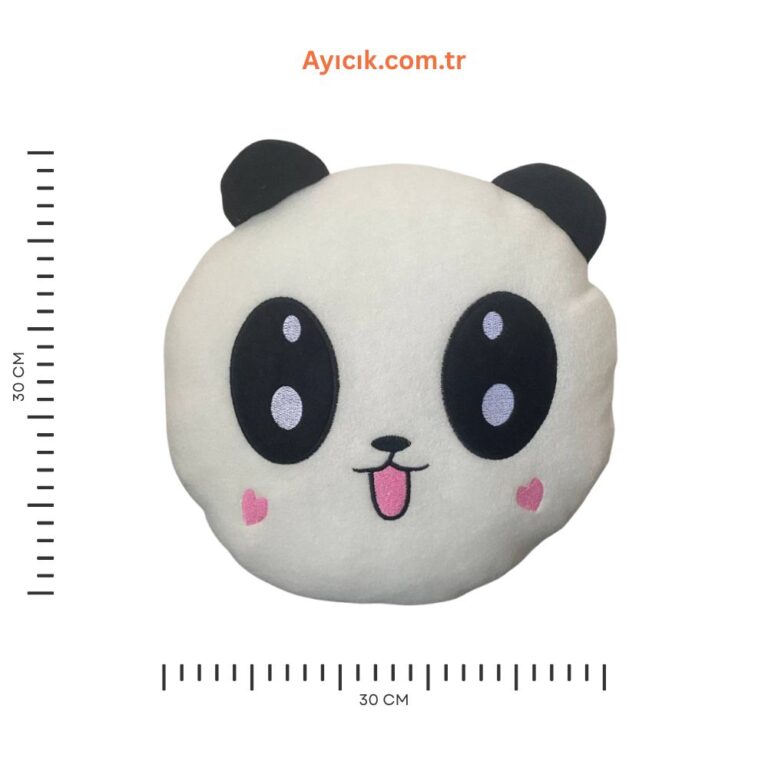 Panda Peluş Yastık 30cm