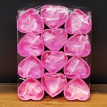 Pembe Kalpli Kutulu Tül Kese