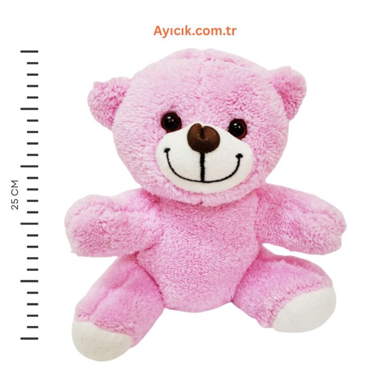 Pembe Peluş Ayıcık 25cm